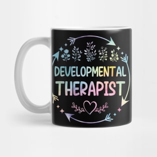 Developmental Therapist cute floral watercolor Mug